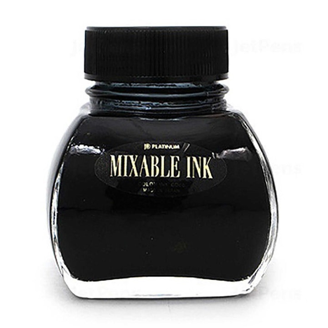 Platinum Black Ink 60 ml Bottle, water based, dyestuff for fountain pens