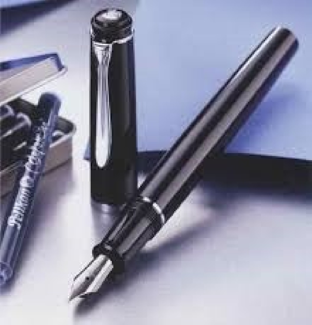 Pelikan P205 Classic Black with cartridges fountain pen