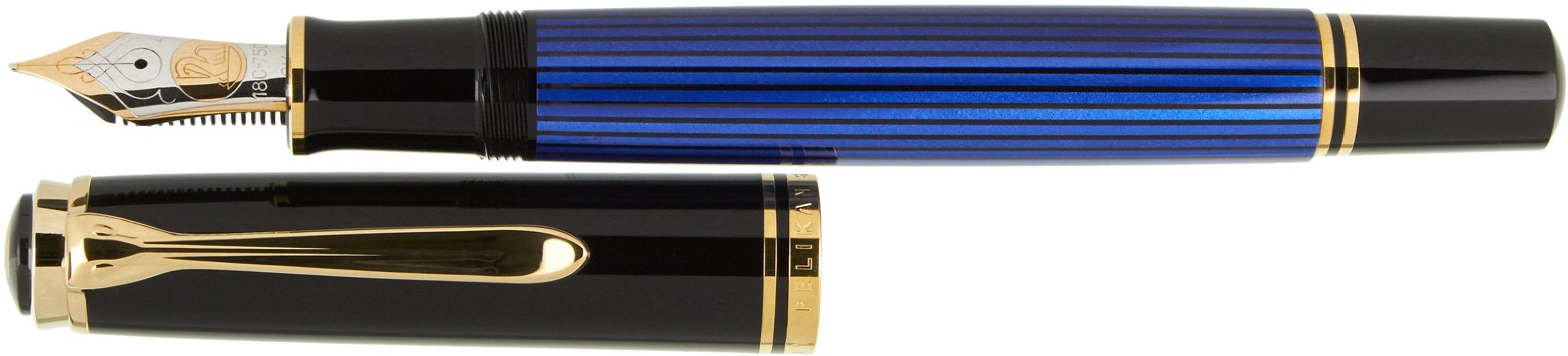 Pelikan Souveran M800 Blue Black Fountain Pen