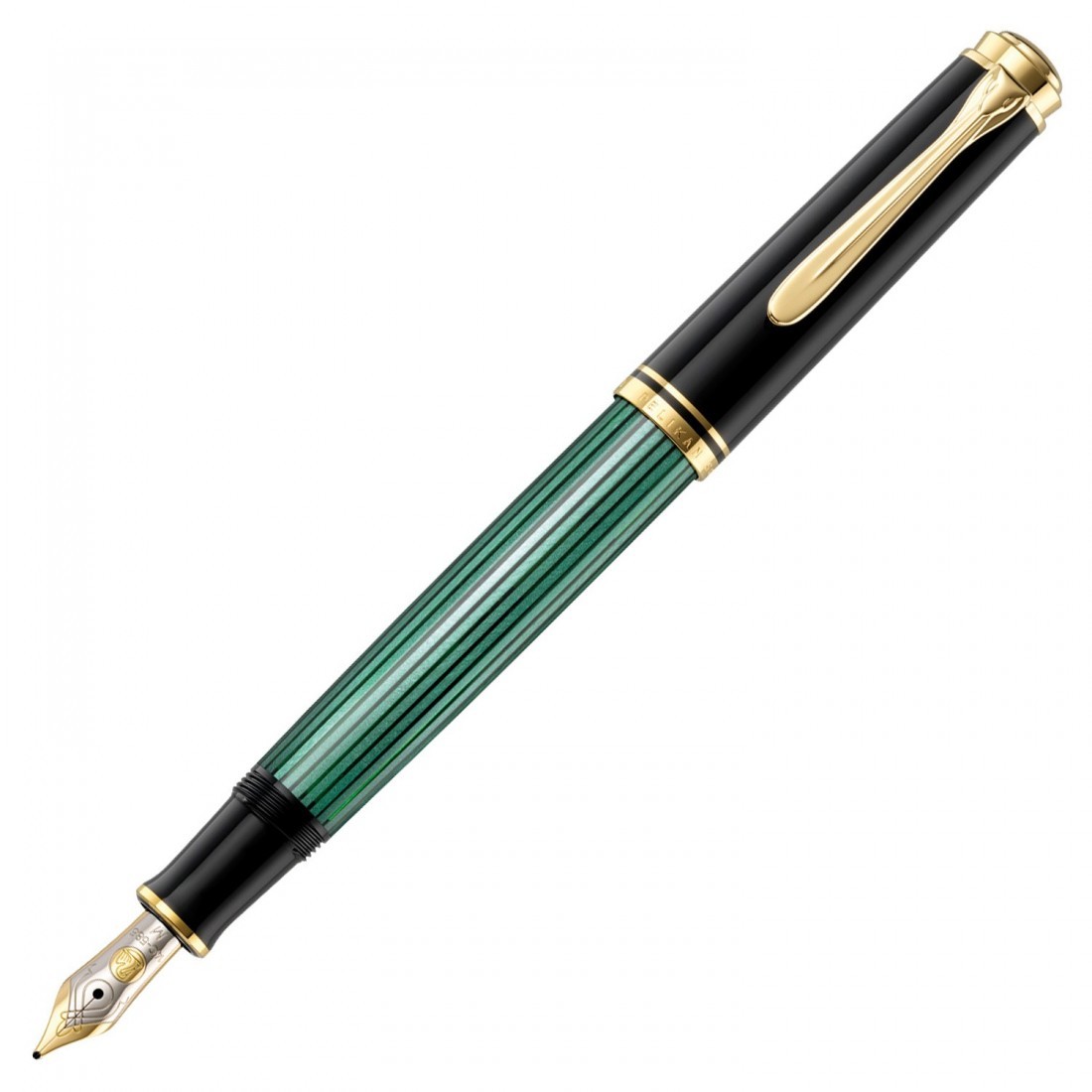 Pelikan Souveran M400 Black Green  Fountain Pen