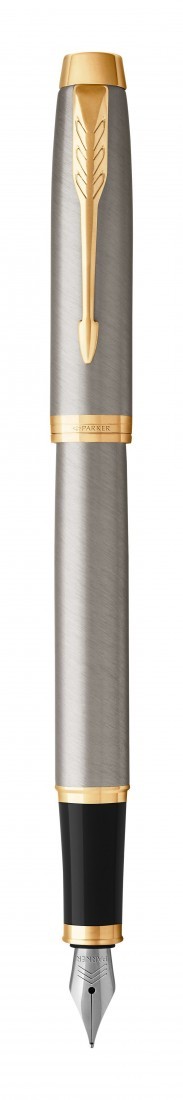 Parker IM Core Brushed Metal GT Fountain Pen PARK