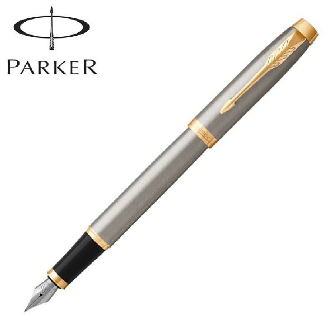 Parker IM Core Brushed Metal GT Fountain Pen PARK