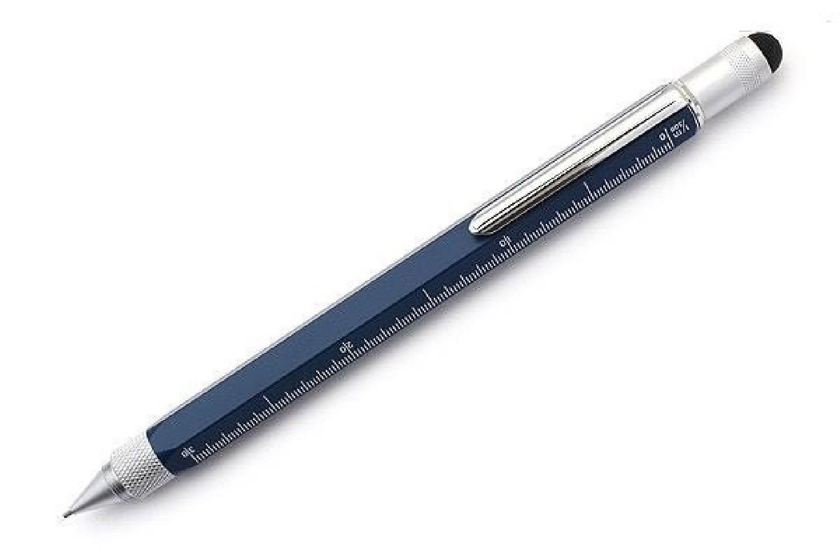 ONE TOUCH STYLUS 9 FUNCTION TOOL PENCIL NAVY BLUE MONTEVERDE