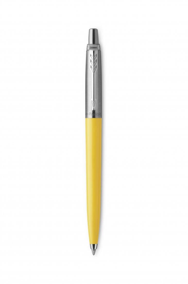 Parker new Jotter metal & plastic yellow ballpen