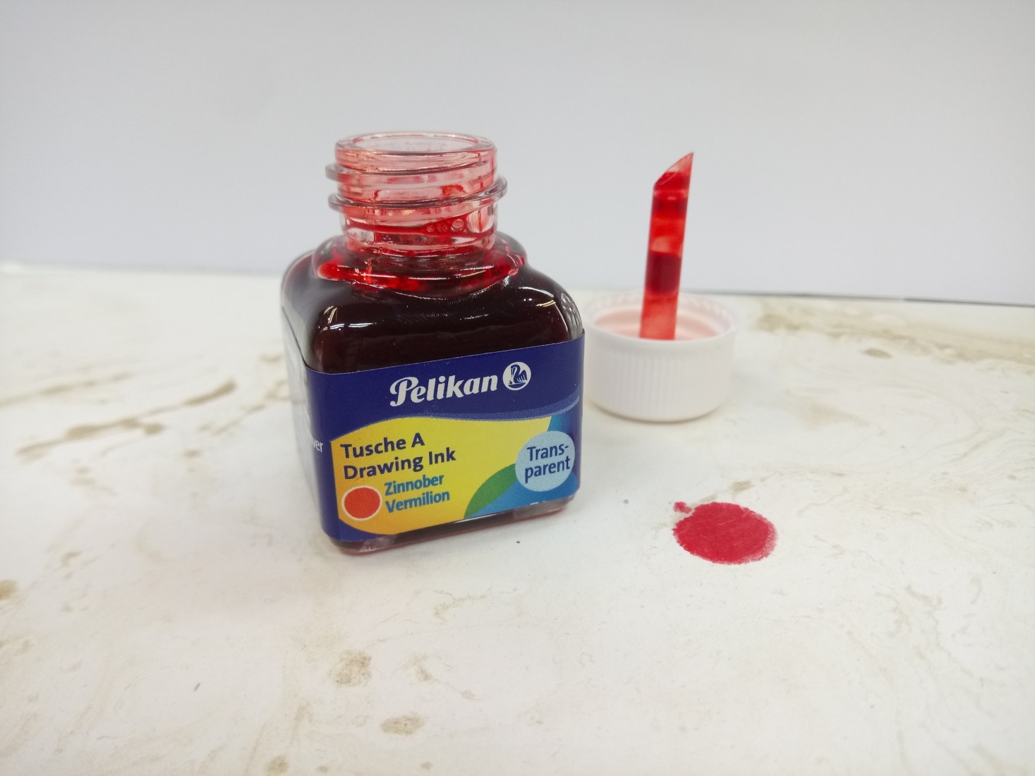 DRAWING ΙΝΚ 10ML 3 VERMILLION PELIKAN