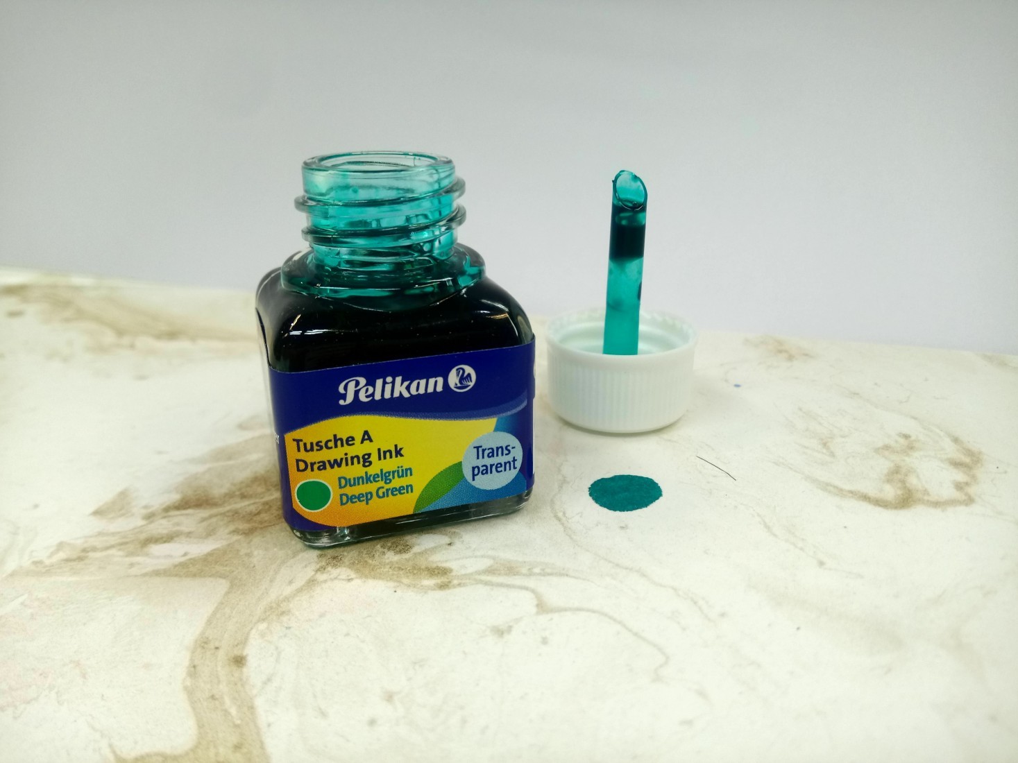 DRAWING ΙΝΚ 10ML 7 DEEP GREEN PELIKAN