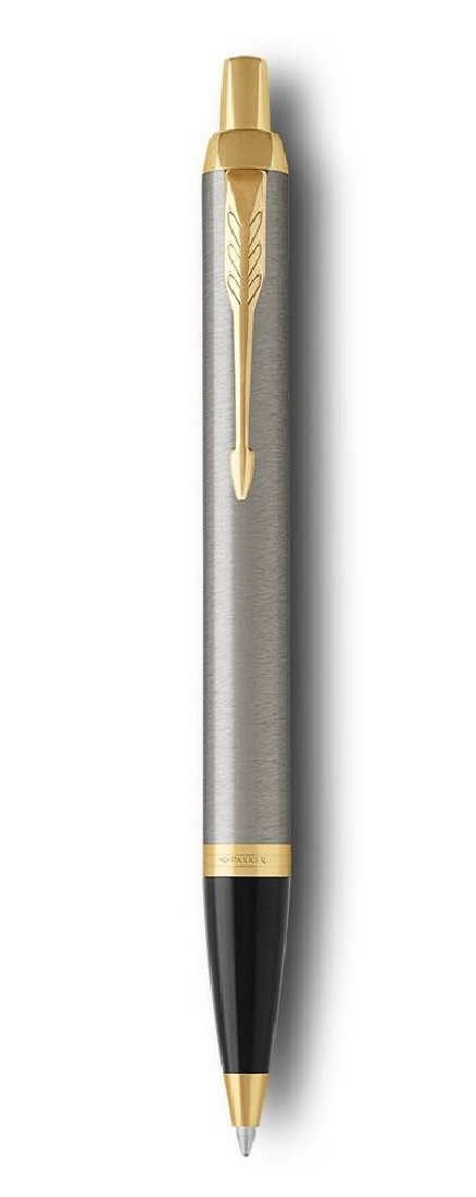 Parker IM Core Brush Metal GT Set Fountain pen and Ballpen N