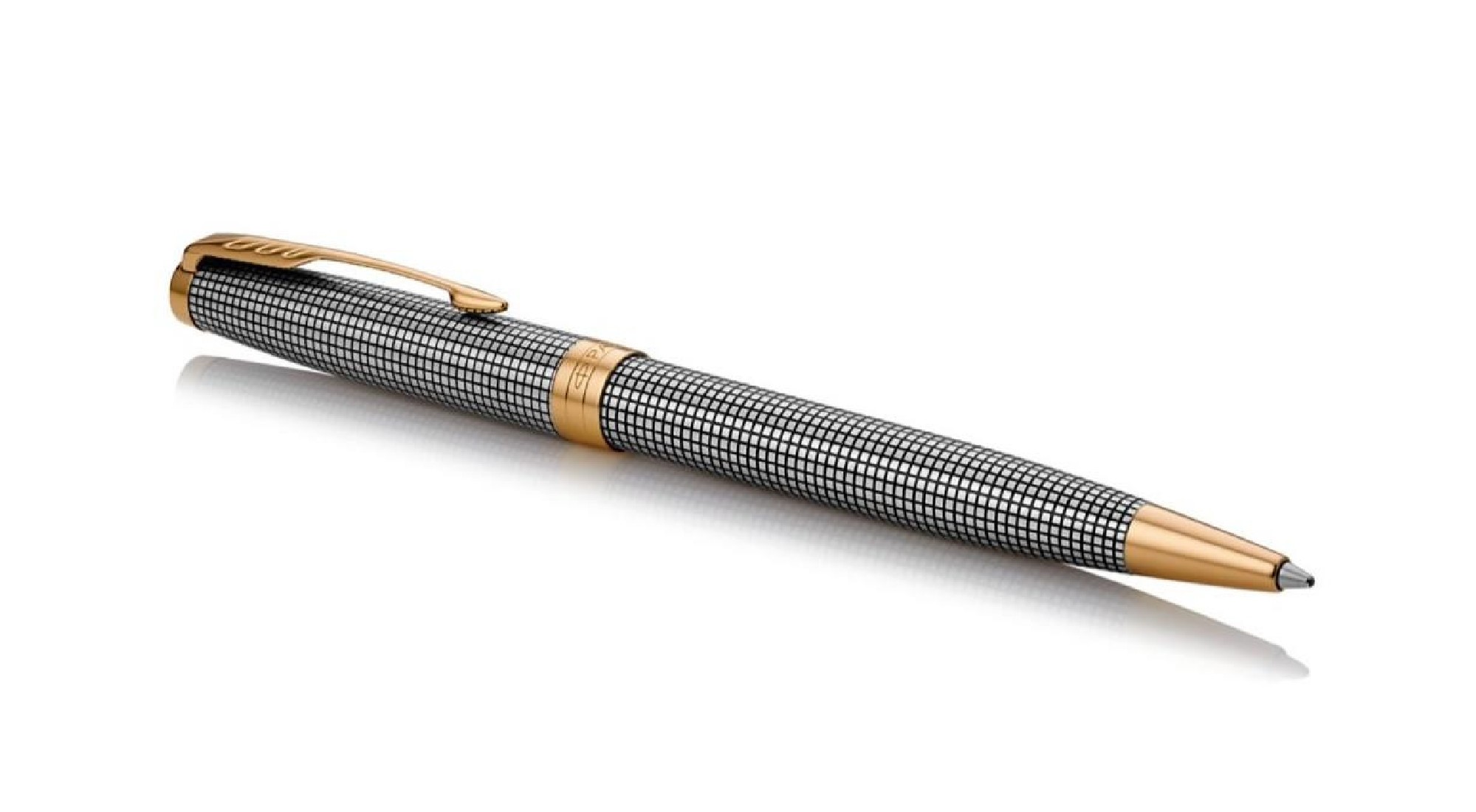 Parker Sonnet Cisele Silver Ballpoint Pen