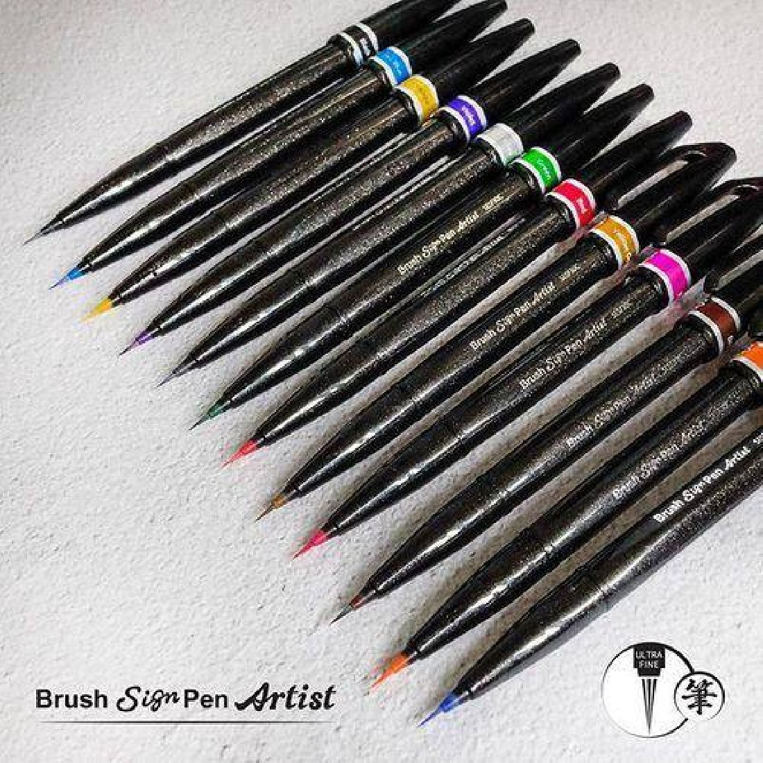 Pentel Artist Brush Sign Pen ultra fine - Violet