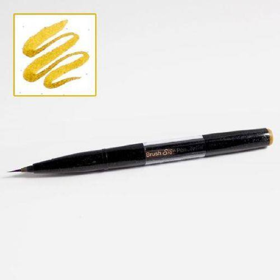 Pentel Artist Brush Sign Pen ultra fine- Yellow Ochre