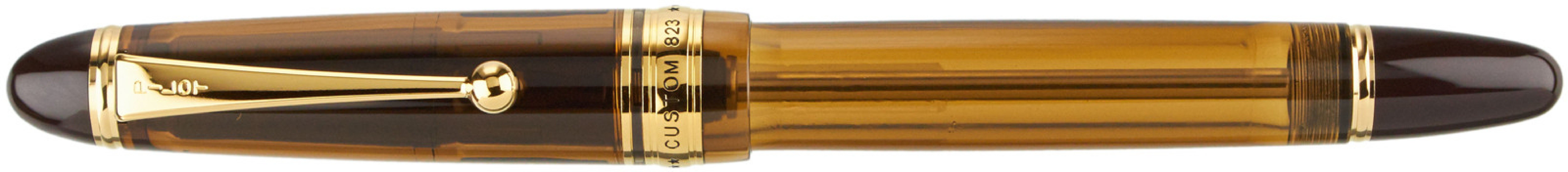 Pilot Custom 823 Amber Fountain Pen FKKE-3MRP-BN