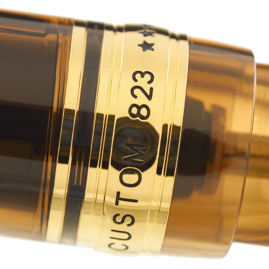 Pilot Custom 823 Amber Fountain Pen FKKE-3MRP-BN