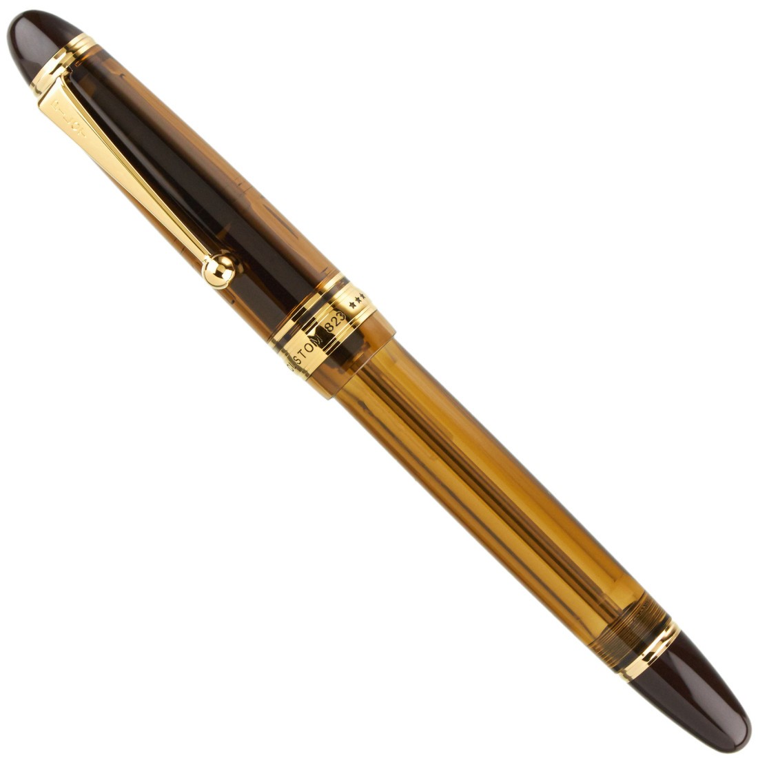 Pilot Custom 823 Amber Fountain Pen FKKE-3MRP-BN