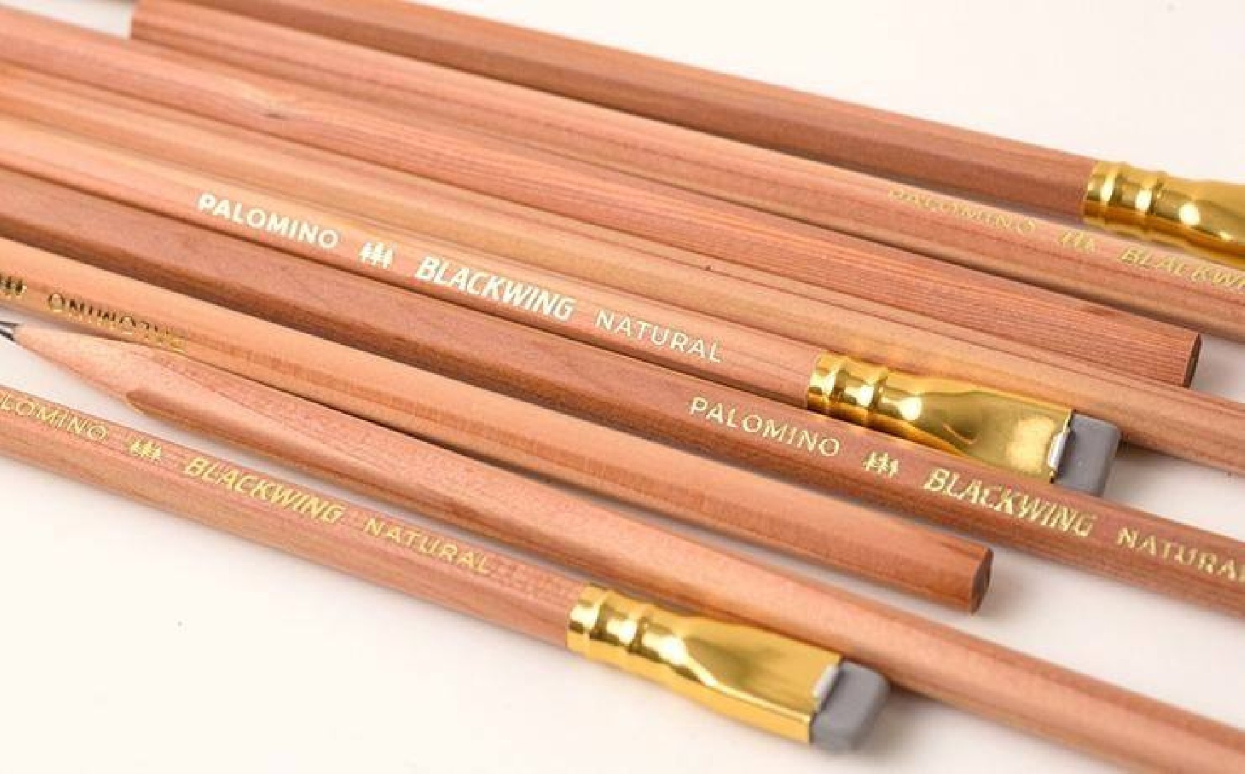 Palomino Blackwing pencils natural, extra firm graphite, (set of 12)