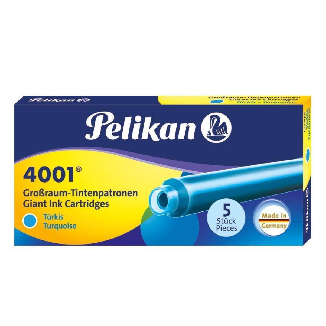 Pelikan cartridges 4001 Giant TP/5 Turquoise
