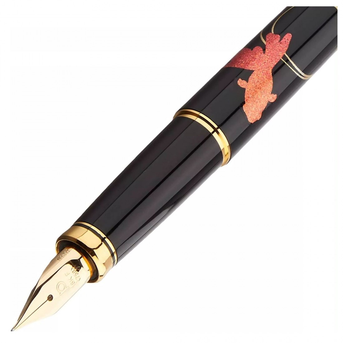 Platinum Vicoh Kanazawa 24, Gold Fish PTL-20000H 18K  Fountain pen