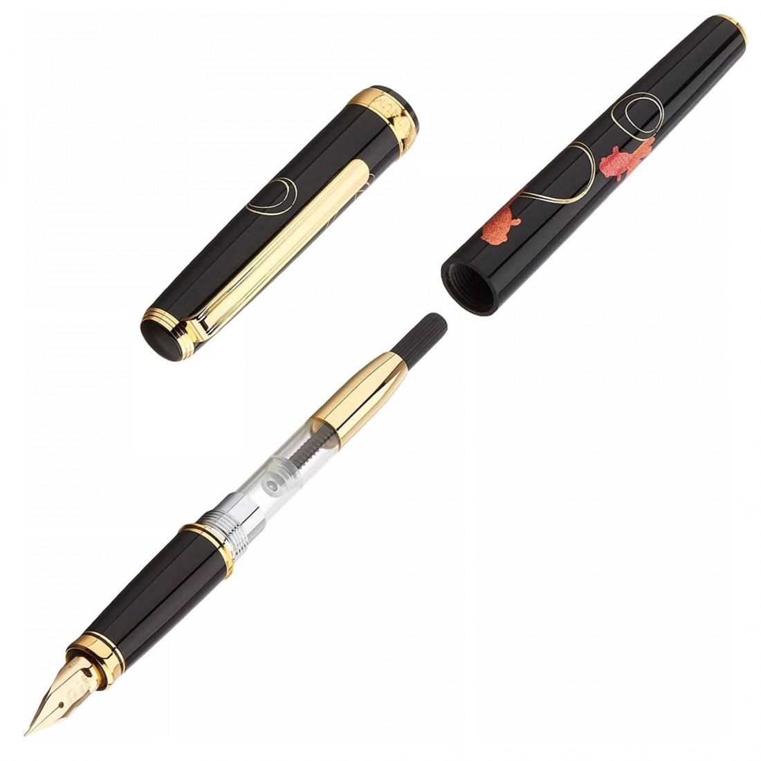 Platinum Vicoh Kanazawa 24, Gold Fish PTL-20000H 18K  Fountain pen