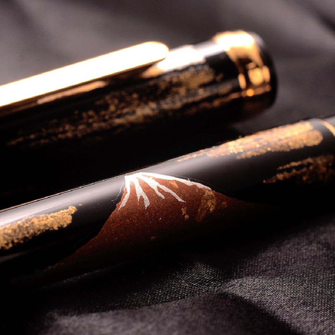 Platinum Vicoh Kanazawa 58, red mountain Fuji PTL-20000H Fountain pen