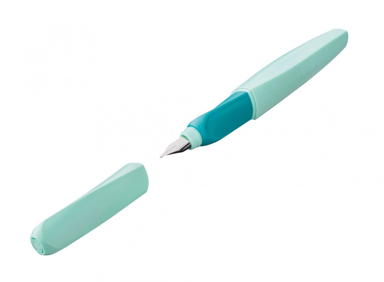 Pelikan Fountain pen Twist P457 M Neo Mint dynamic open