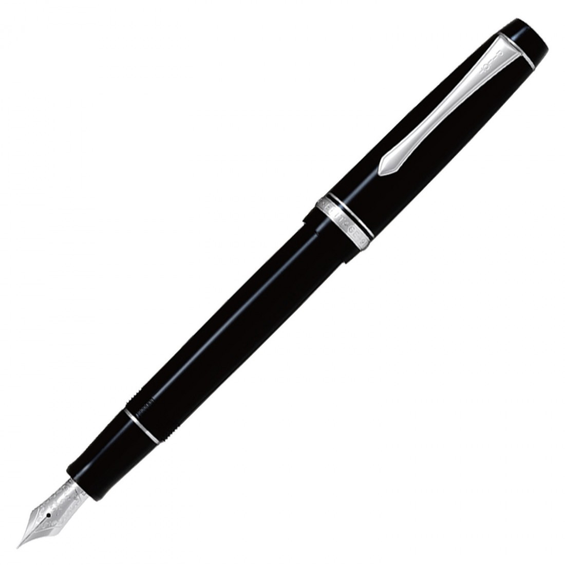 Pilot Heritage 91 Black 14k Fountain Pen