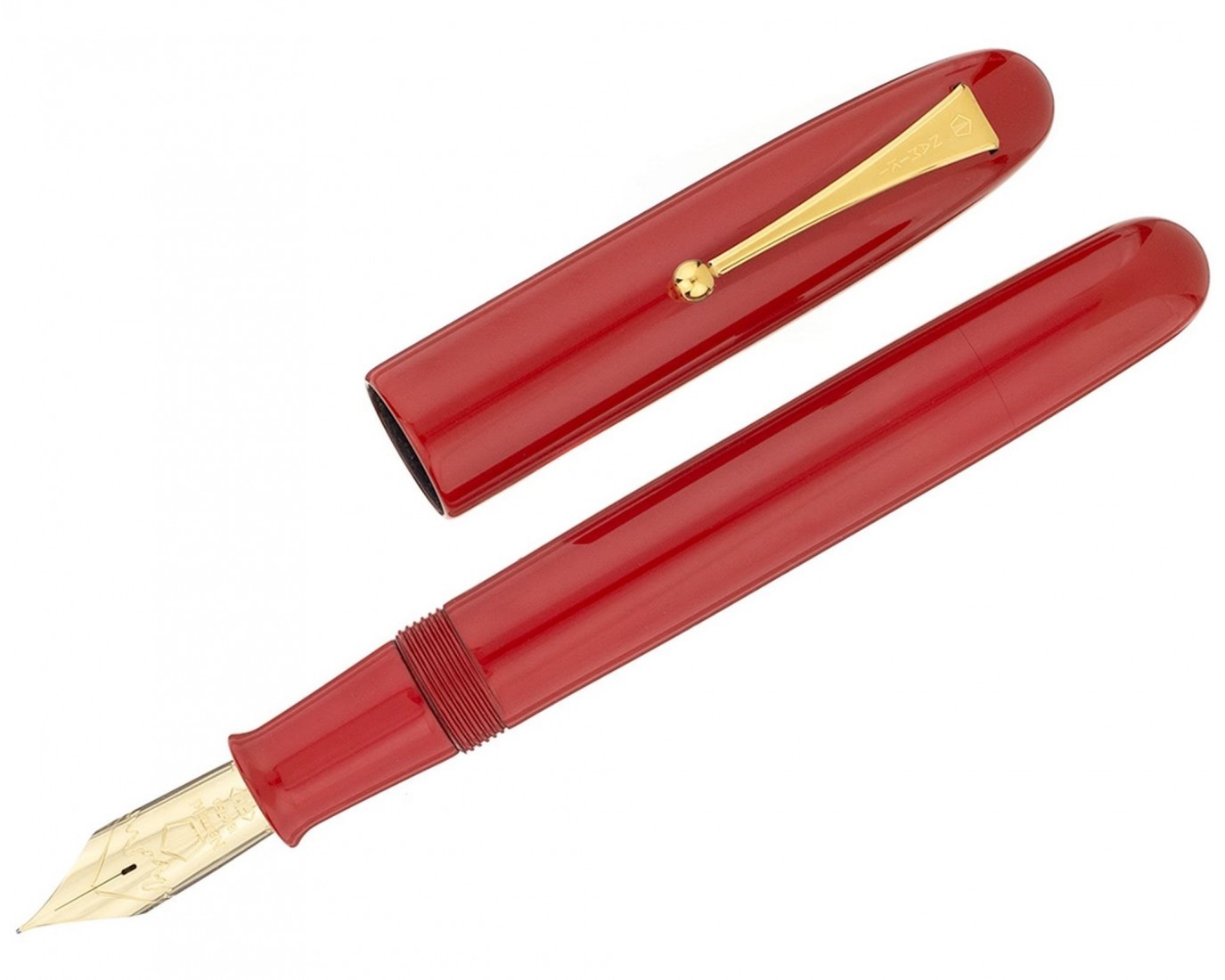 Pilot Namiki Emperor Urushi Vermilion fountain pen with size No.50 (Jumbo) pen nib