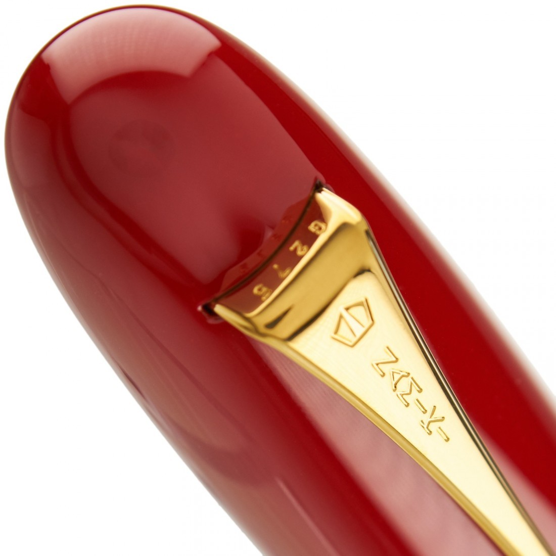 Pilot Namiki Emperor Urushi Vermilion fountain pen with size No.50 (Jumbo) pen nib