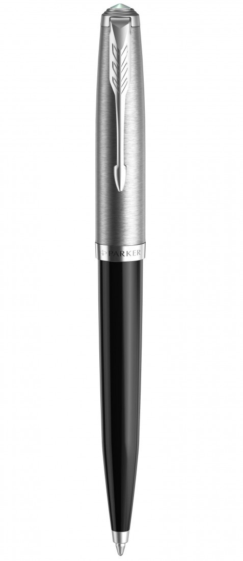 PARKER 51 BLACK RESIN CHROME TRIM BALLPOINT PEN