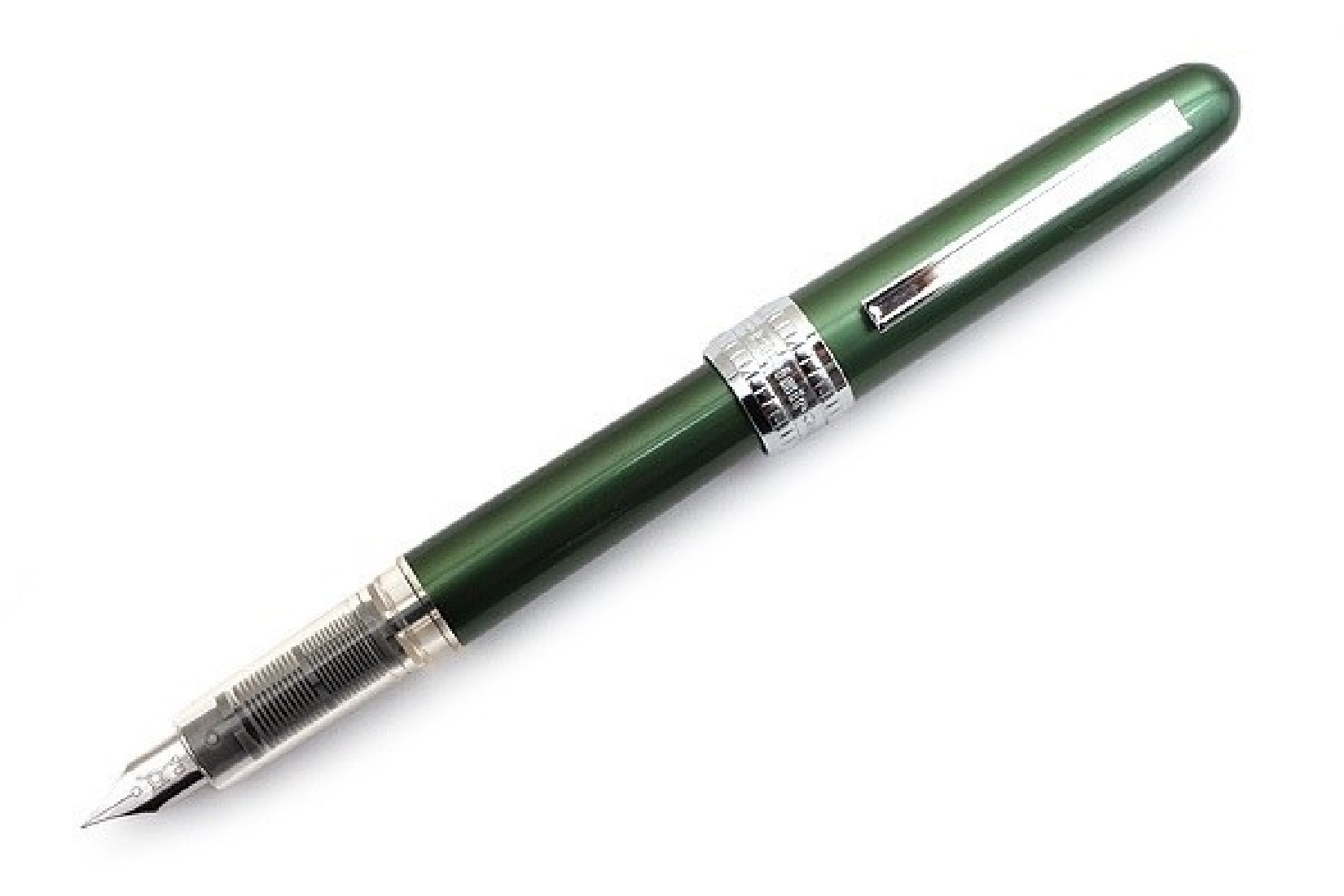 Platinum Plaisir Green Fountain Pen  PGB-1000