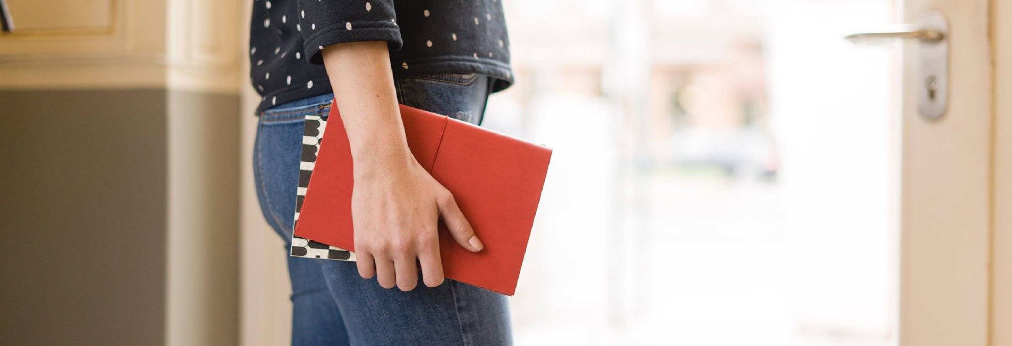 Paper Republic the writers essentials [xl] red leather journal kit