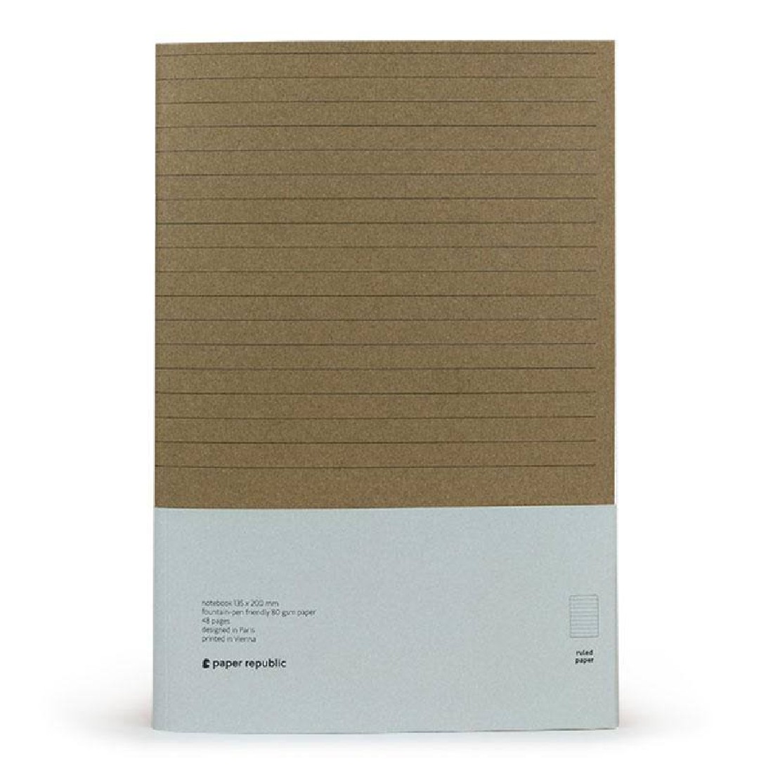 Paper Republic the writers essentials [xl] | chestnut leather journal kit