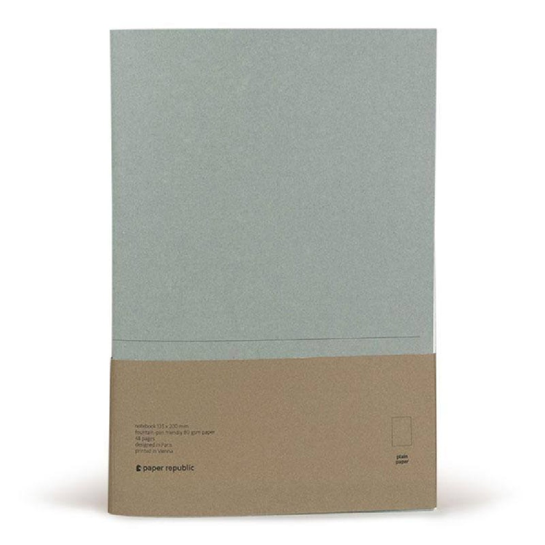 Paper Republic 2 x notebooks (xl) plain