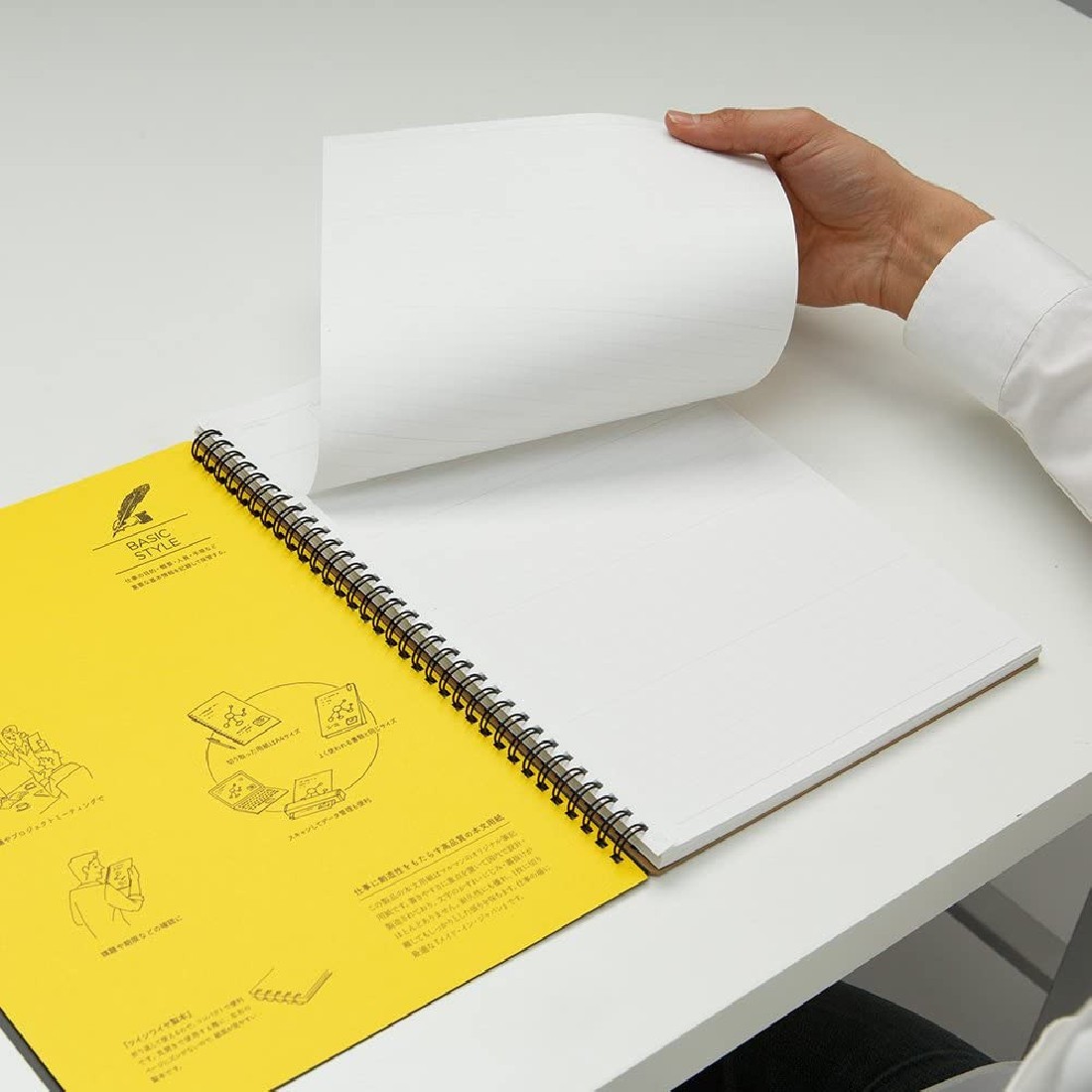 Mnemosyne spiral notebook 199A A4 70sheets 7mm lined 80gr MN