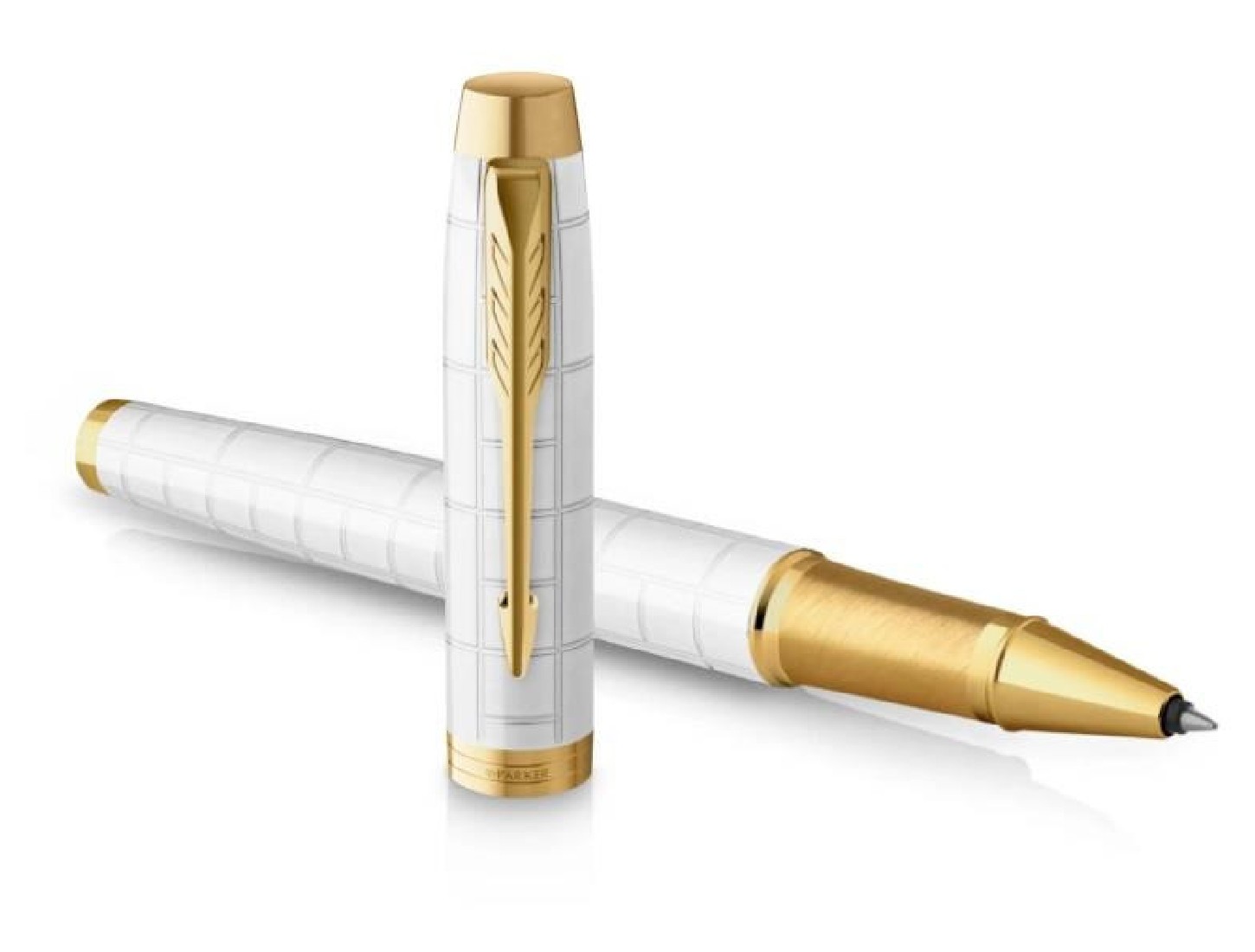 Parker IM Premium Pearl White GT Rollerball