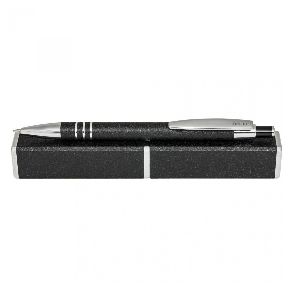 ONLINE Graphite black ballpen in metal case