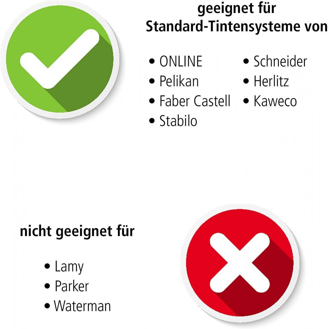 ONLINE standard ink pen converter