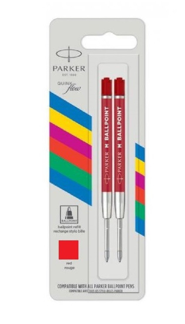 Parker ballpen refill red economy 2 pcs