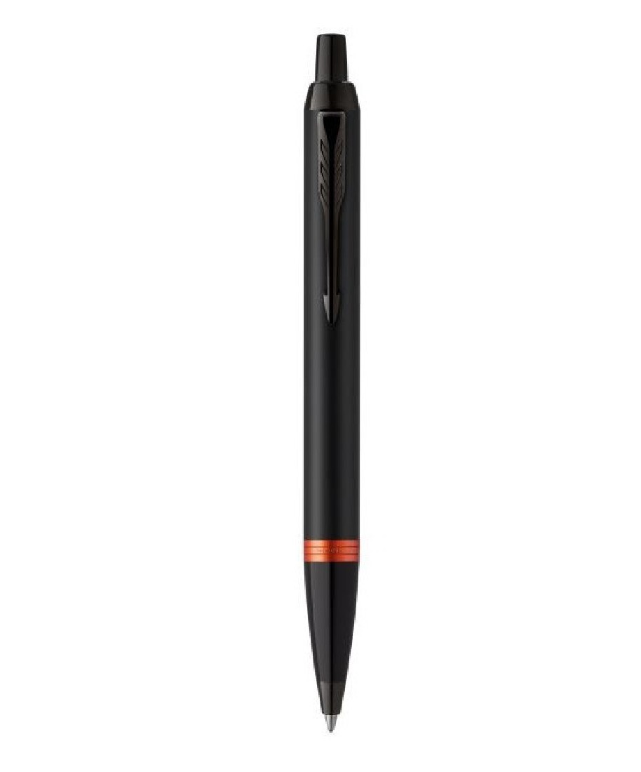 Parker IM Vibrant Rings Flame Orange Ballpoint Pen