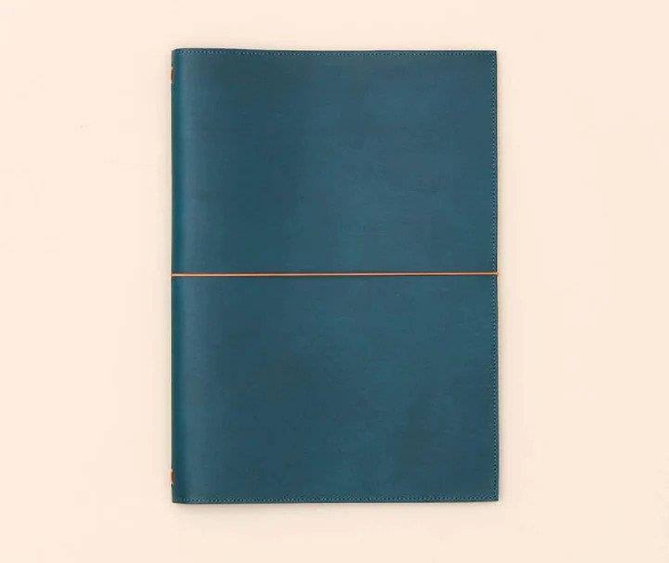 Paper Republic A4 Leather Portfolio Blue Petrol