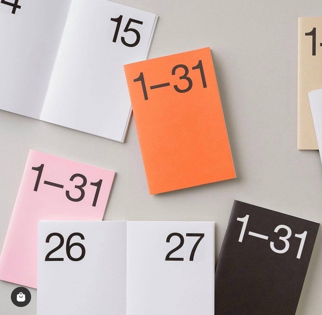 MARJOLEIN DELHAAS JOURNAL 31 SET OF 3 BUBBLEGUM