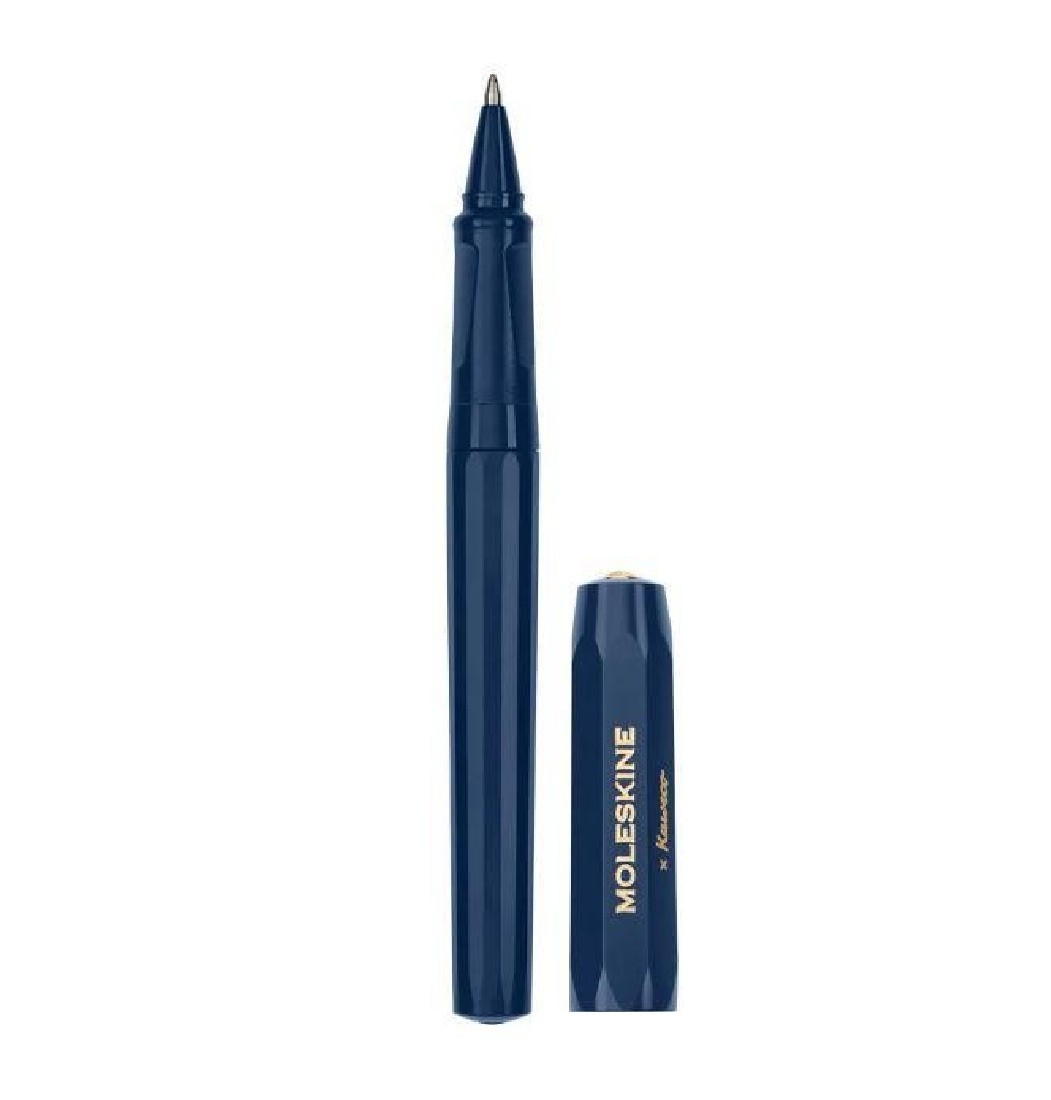 Kaweco and Moleskine blue ballpen