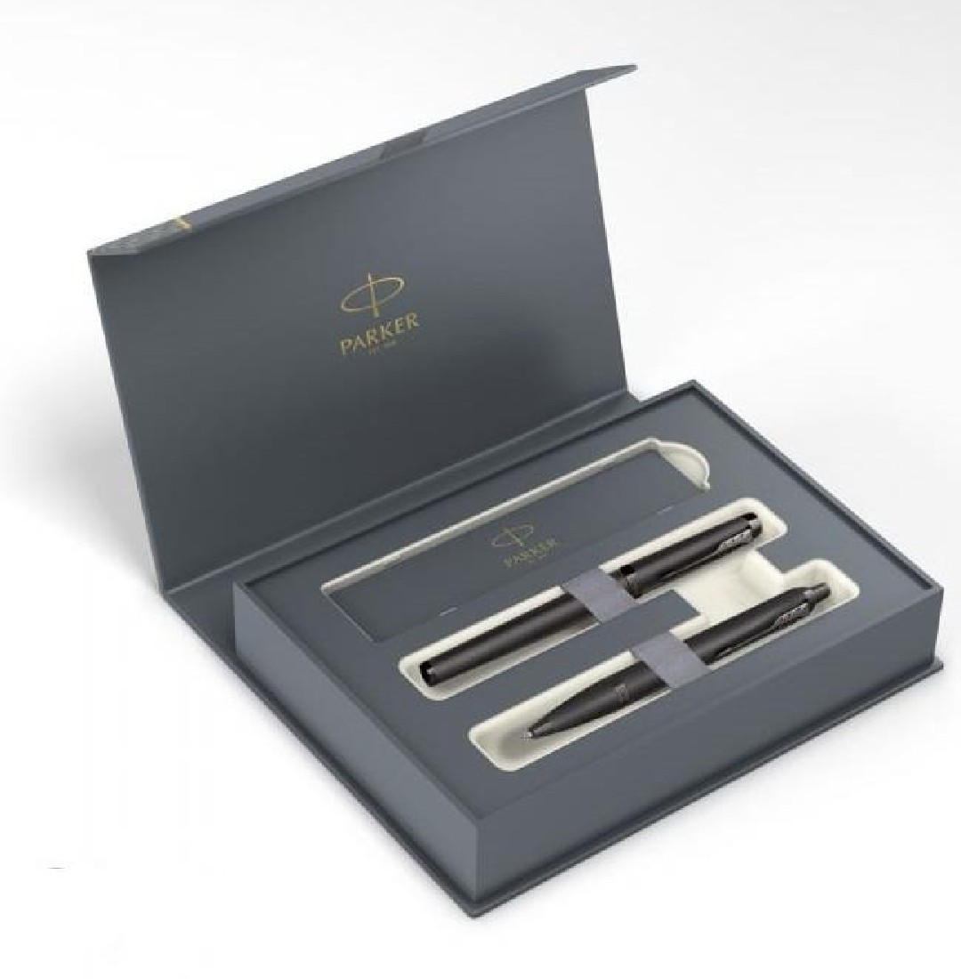 Parker IM Mono Titanium Set Rollerball  and Ballpen