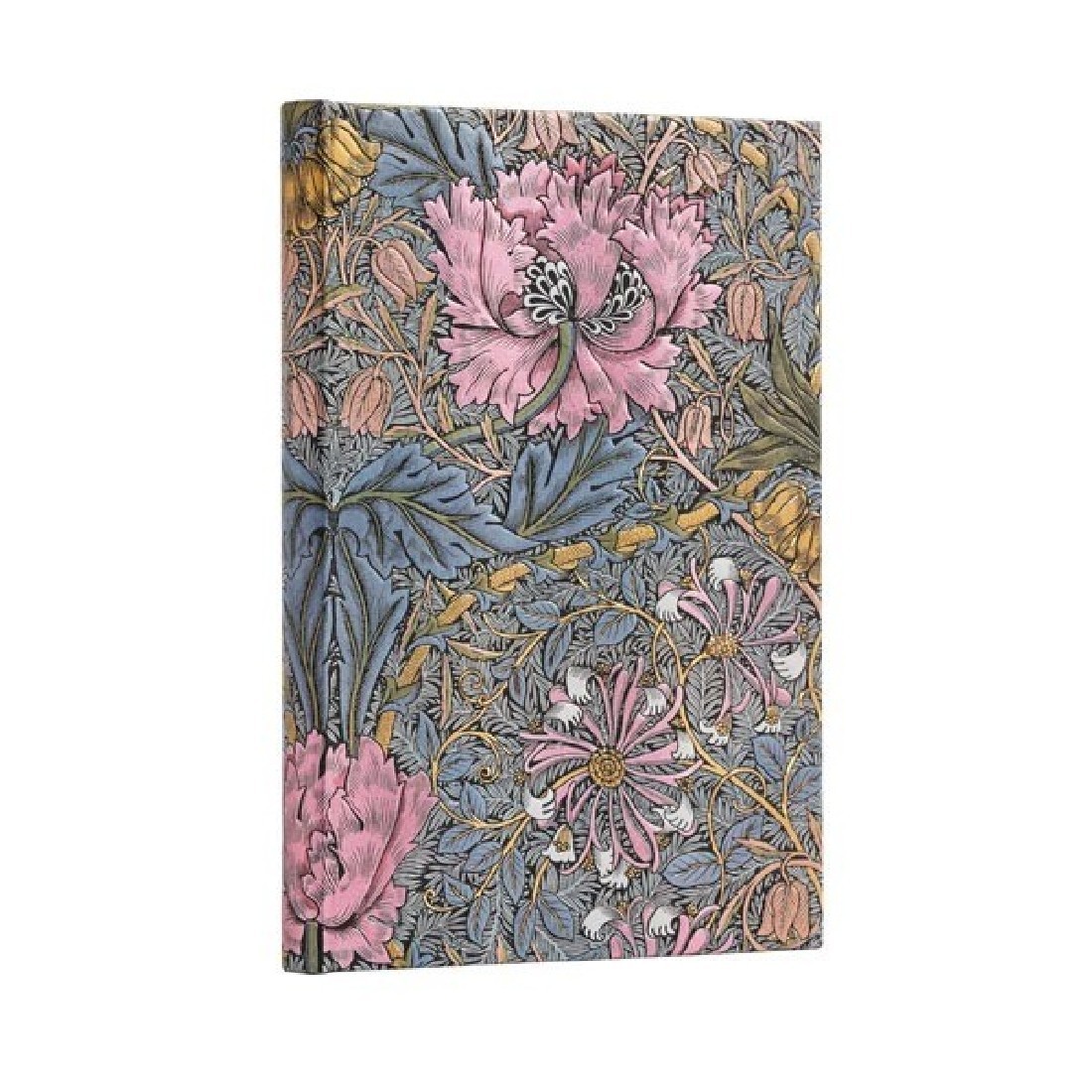 Paperblanks William Morris, Pink Honeysuckle, Midi, 13,18cm, Lined, 144 pages, 120gsm