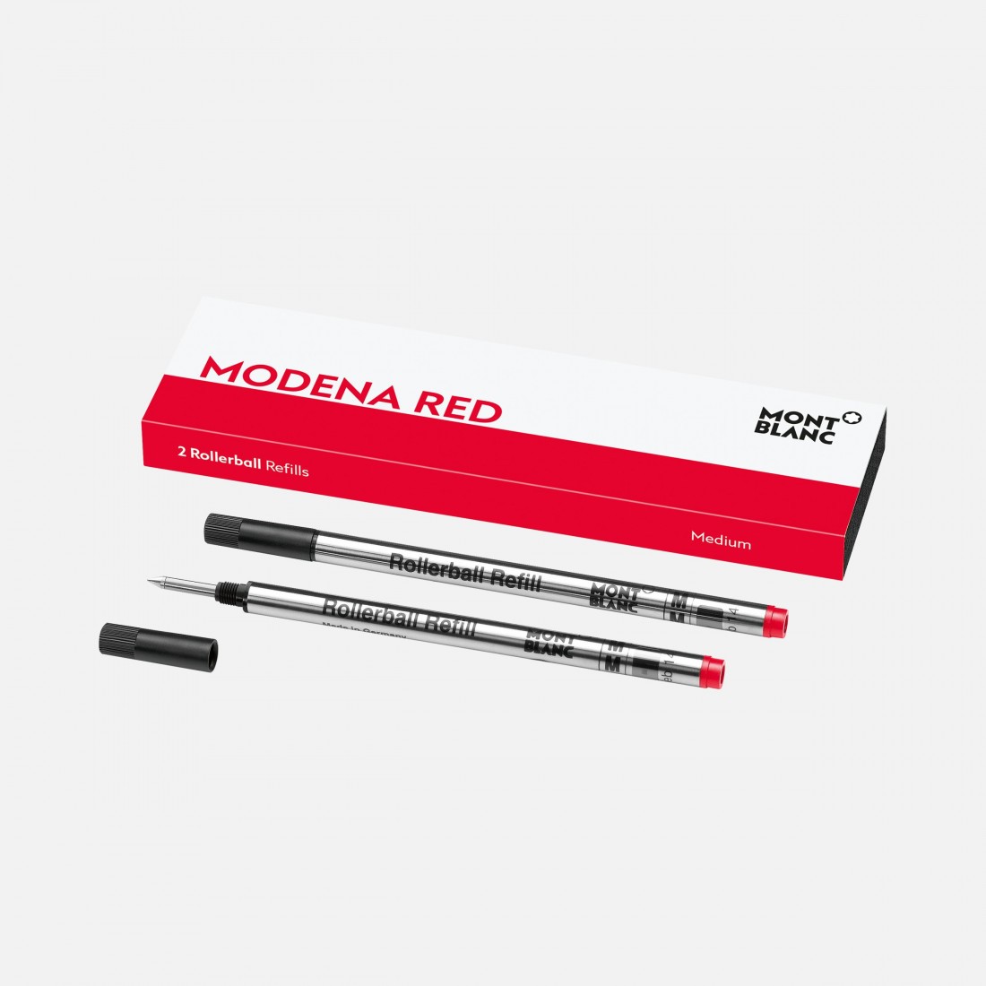 Montblanc 2 Rollerball Refills Medium, Modena Red