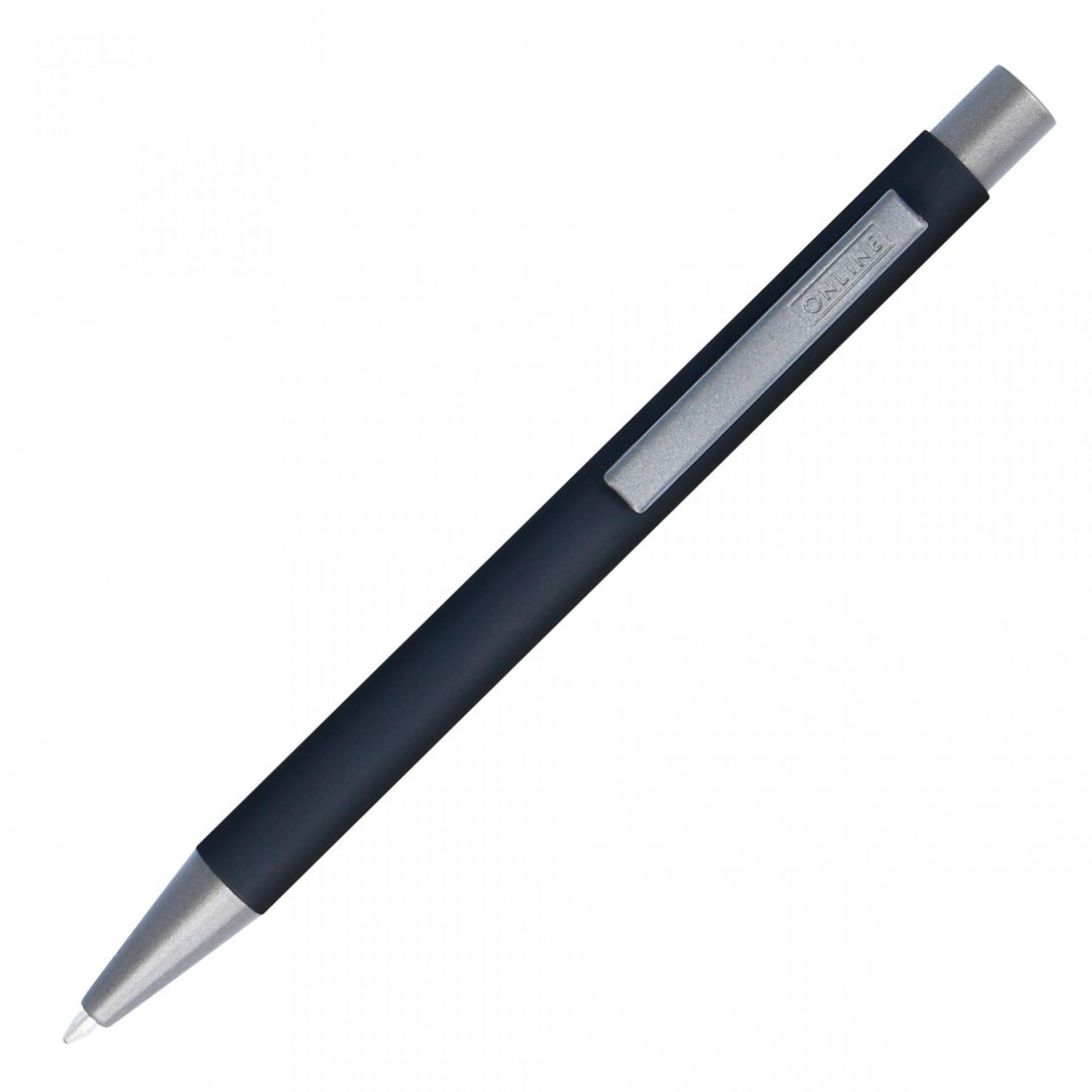 Retractable Ballpen Soft Metal 92318 pure black ONLINE