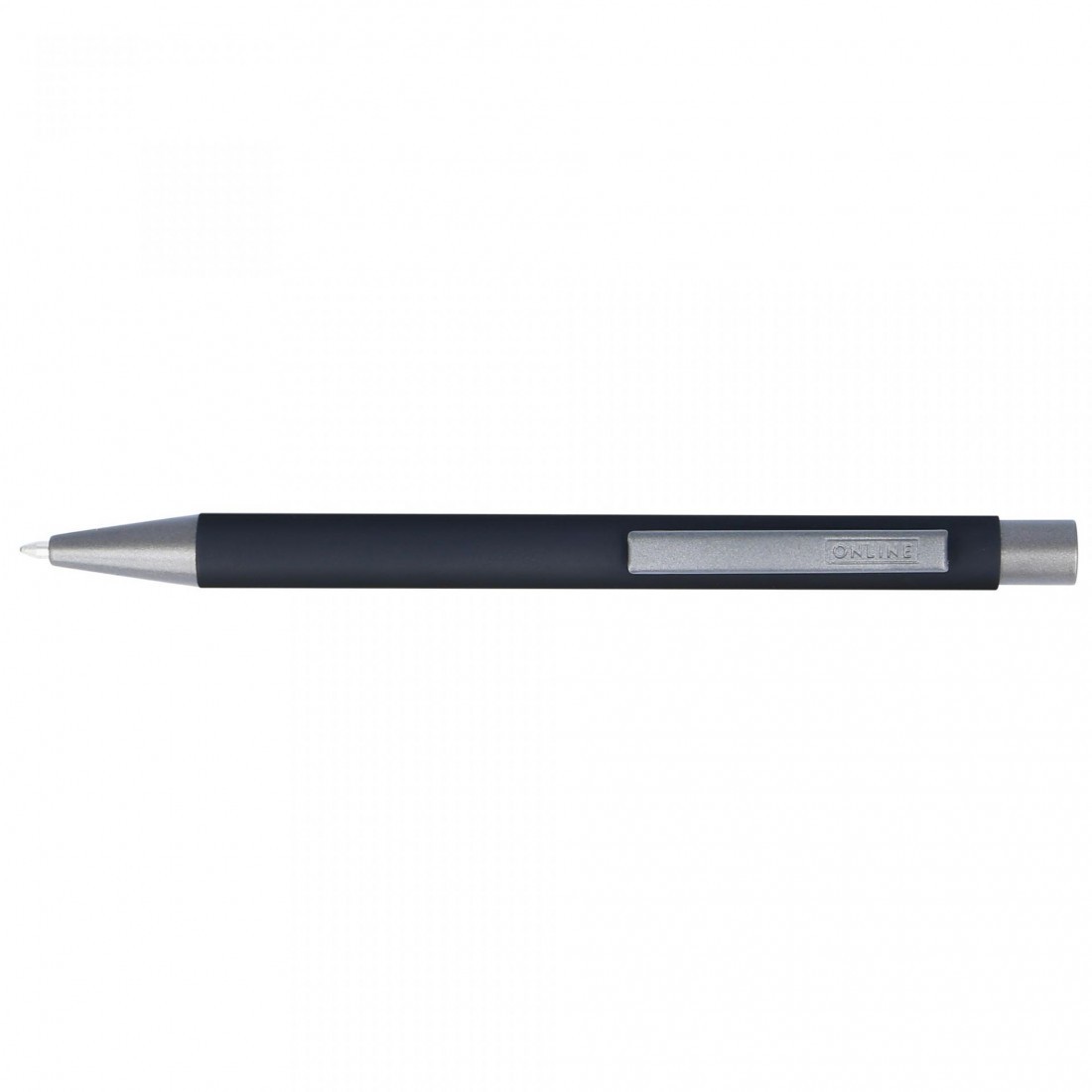 Retractable Ballpen Soft Metal 92318 pure black ONLINE