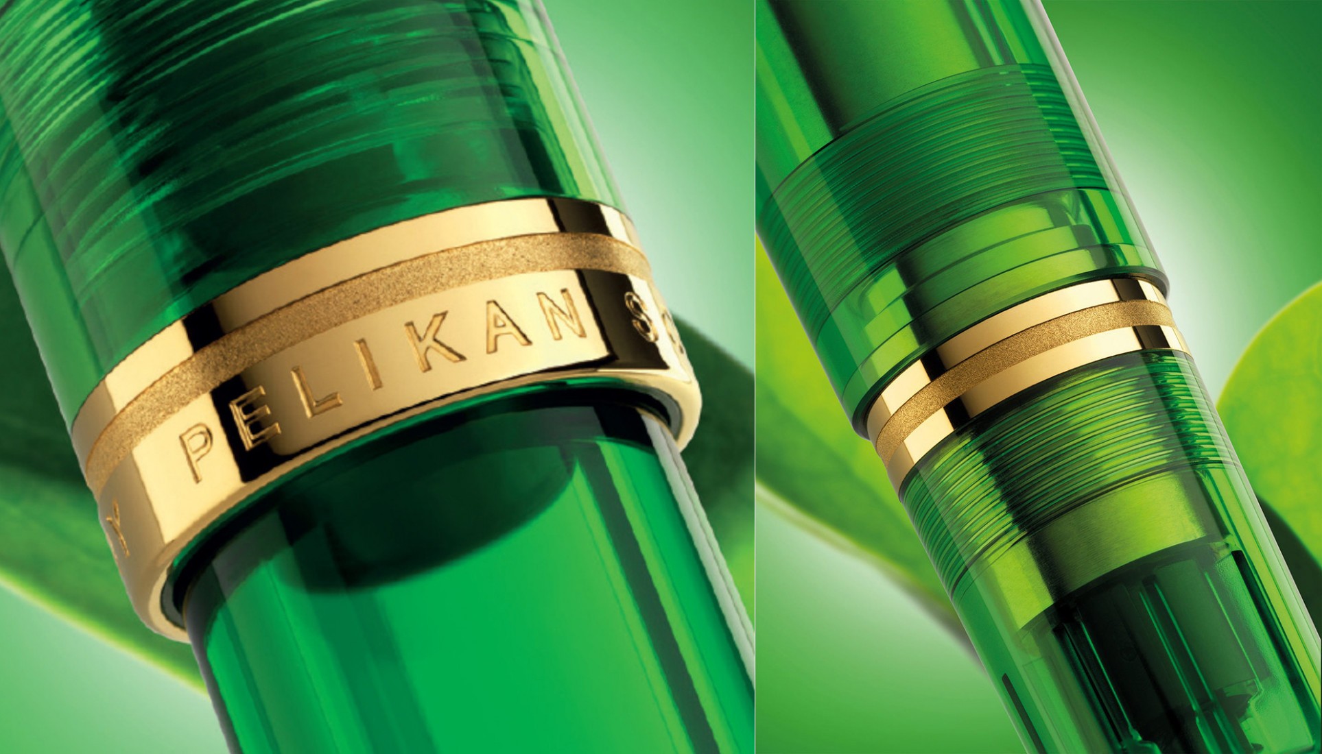 Pelikan M800 Special Edition Souverän Green Demonstrator fountain pen