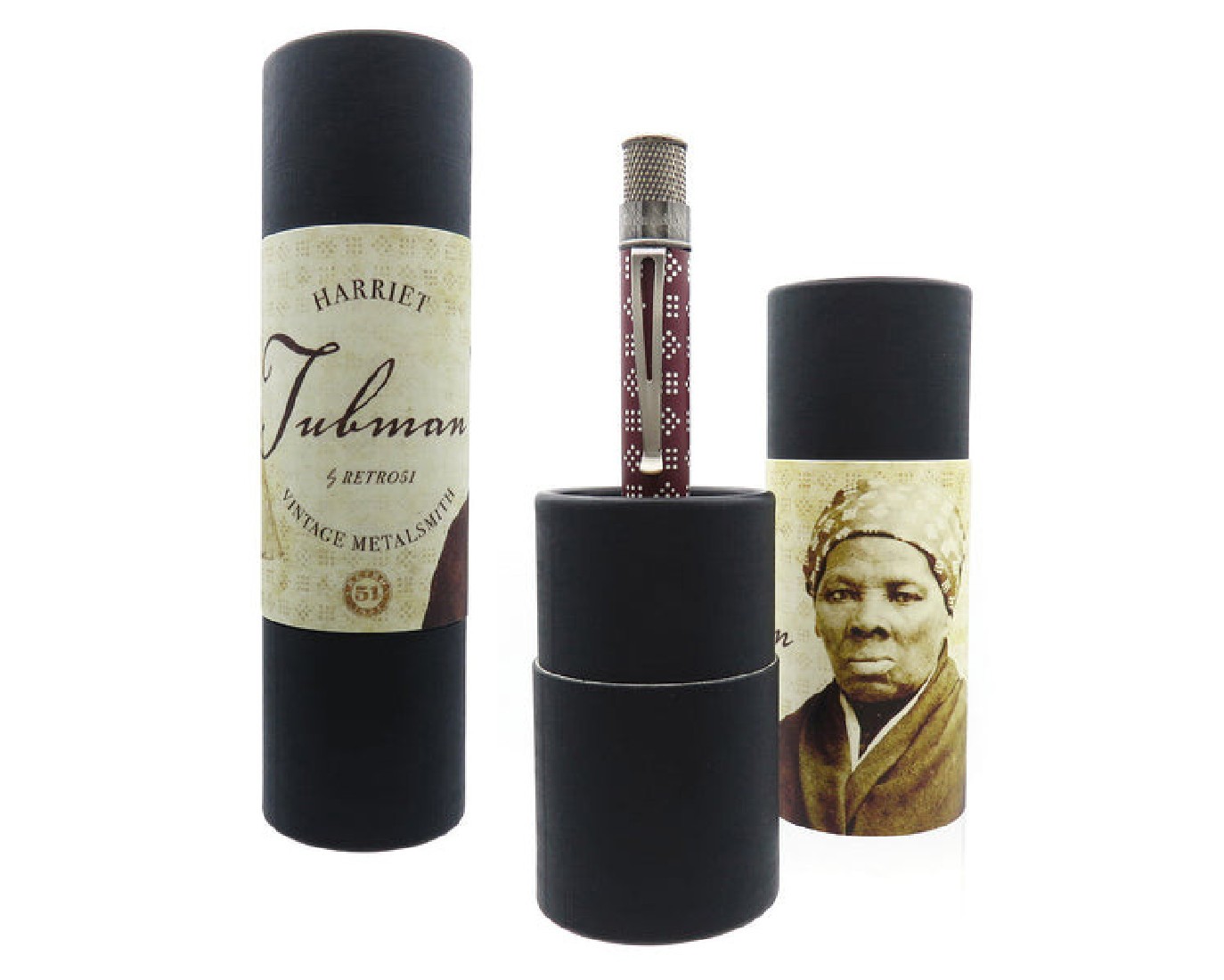 RETRO 1951 TORNADO Vintage Metalsmith - Harriet Tubman VRR-2250 ROLLERBALL