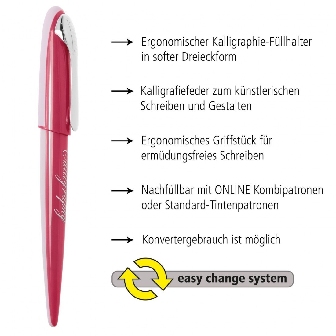 Calligraphy pen 1,4mm, Best Writer Air  10049 pink Online