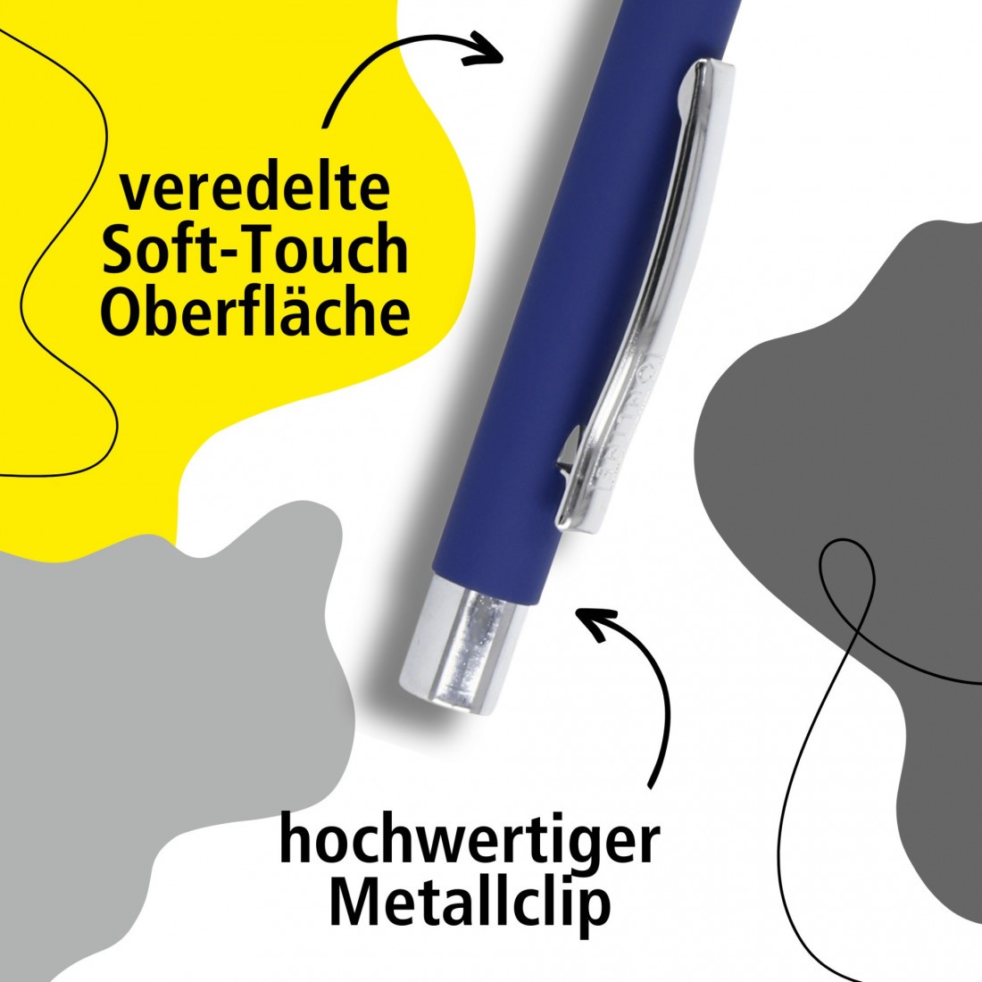 Online ballpen KS Soft Metal Classic Blue