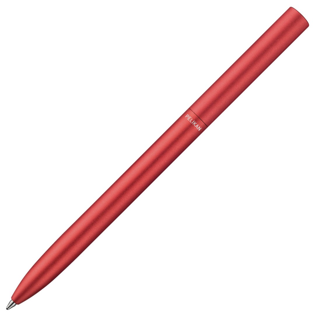 Pelikan Ineo aluminium twist with metal case fiery red ballpen